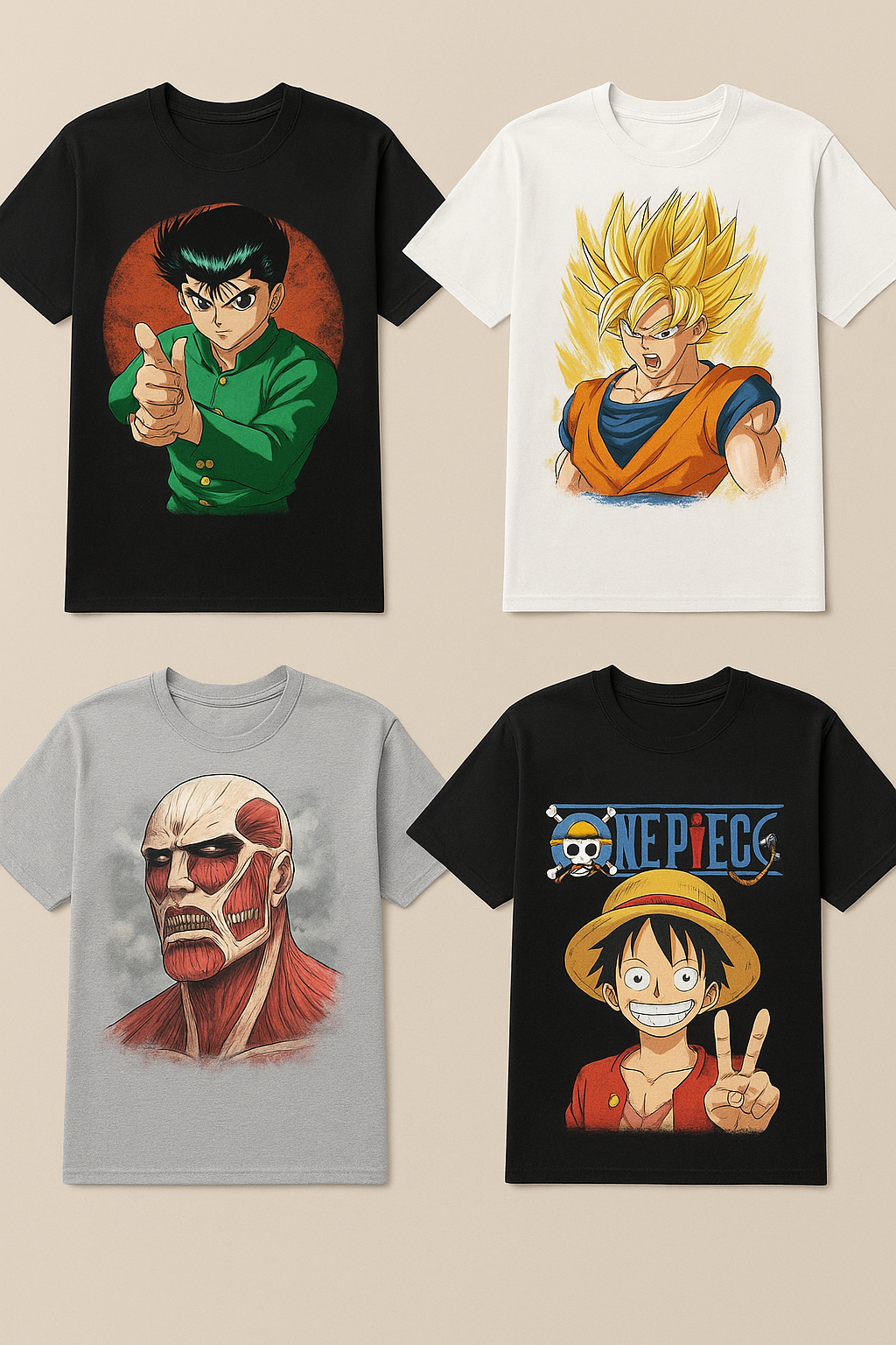 CAMISETAS MANGA/ANIME